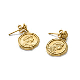 Athena Earrings - Gold