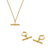 The Curb T Bar Rotation - Gold